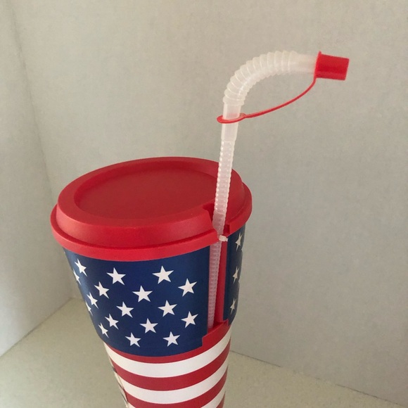 FREE Offer Eligible Patriotic Stars Stripes American Flag Snack and Drink Cup. - Picture 11 of 13